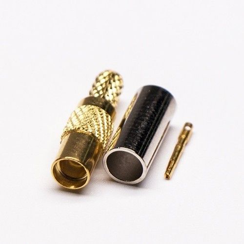 Female Straight Gold Plated Crimp Type MMCX Connector