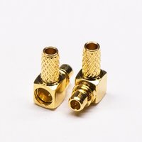 Right Angled Male Crimp Type MMCX RF Connector