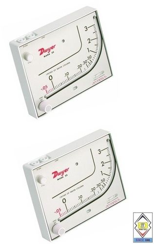 Mark Ii Model 27 Dwyer Manometer Range 0-7000 Fpm Accuracy: +-3% Fs %