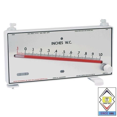 Mark Ii Model 40-250pa-av Dwyer Manometer Range 0-250 Pa,0-21 Mps Accuracy: +-3% Fs