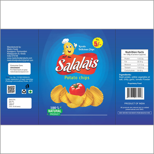 Salalais Rs 5 Small Pack 3 Chips Packing Cover