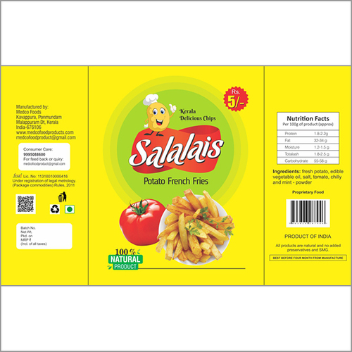 Salalais Rs 5 Small Pack-2 Chips Packing Cover