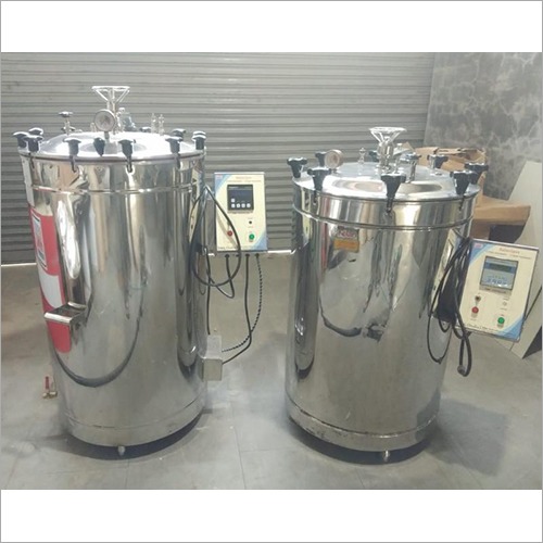 215 Ltr Vertical High Pressure Steam Sterilizer Autoclave By HMG (INDIA)