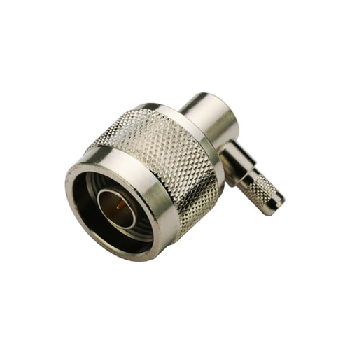 Angled Male Crimp Type Cable Connector