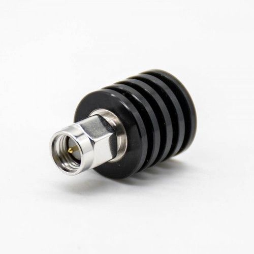 Sma Male Load Lightning Arrester Black Straight Circular Connectors