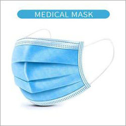 Generic 3 Ply Blue Disposable Mask For Face Protection