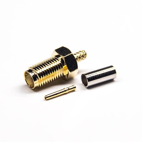 Crimp Type Connector SMA Female For RG316 Coaxial Cable