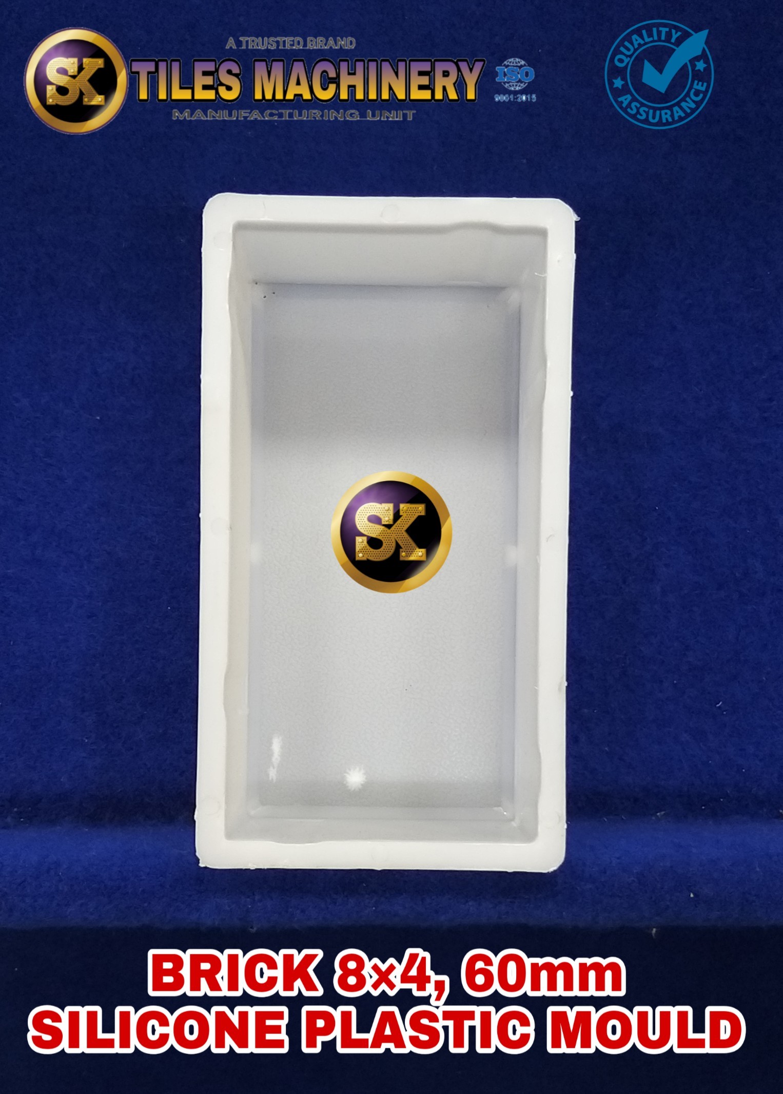 Brick 60 mm Silicone Plastic Mould