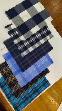 Cotton Yarn Dyed Shirting Fabric