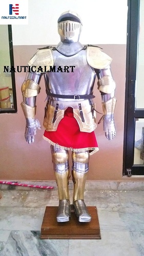 NAUTICALMART Medieval Full Body Suit of Armor Halloween Reenactment LARP SCA