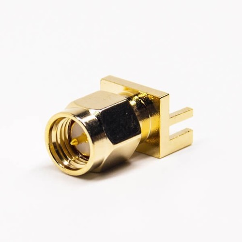 SMA Connector Crimping Type Angled Female