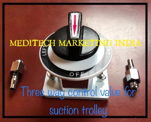 Three Way Control Valve For Suction Trolley