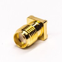 SMA Connector Panel SMT For PCB Mount Female Gold Plating