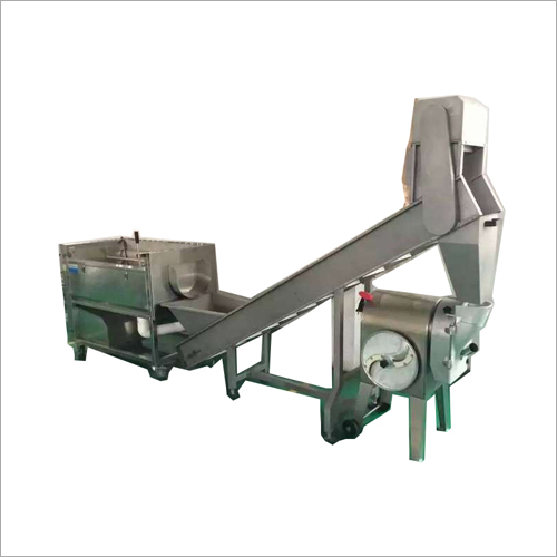 Small Potato Chips Nuts Continuous Frying Machine