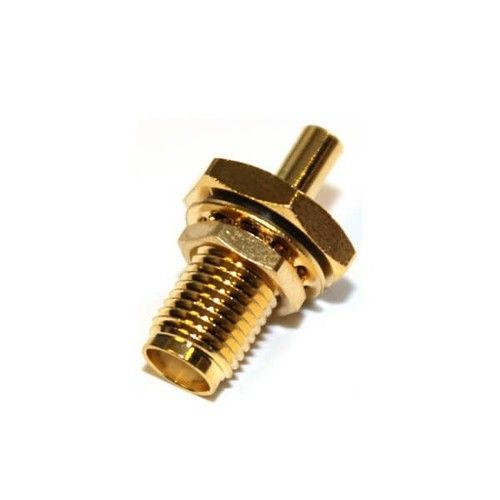 SMA Connector Soldering Type Bulkhead Female Waterproof For UT085