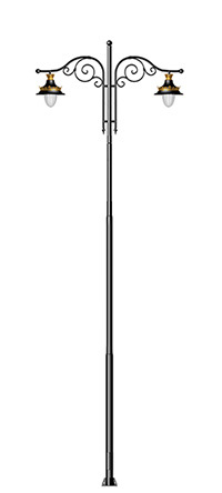 decorative street light pole