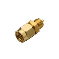 SMA Straight Bulkhead Plug Gold Plated Connector