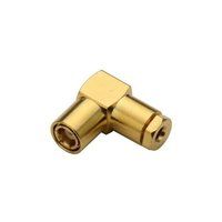 SMB Connector Angled Male Clamp Type For Cable RG178