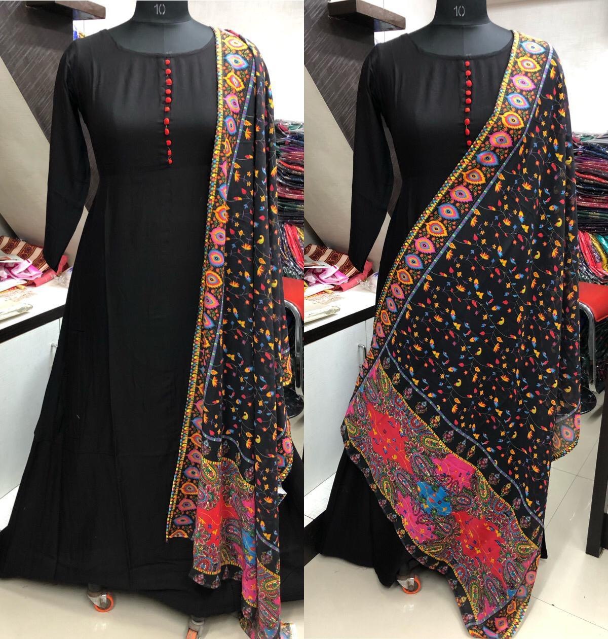 Fancy Long Kurti With Designer Dupptta