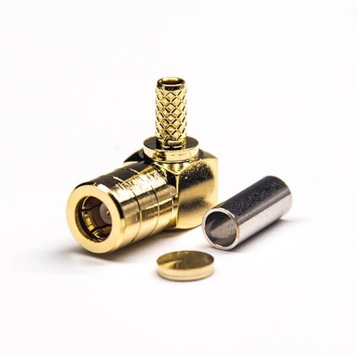 SMB Coaxial Connector Male Crimp Type For Coaxial Cable