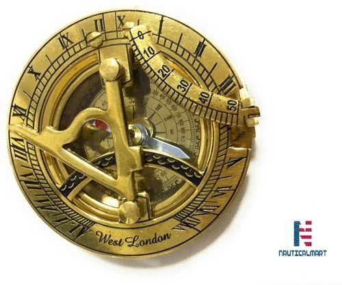 Nautical Nauticalmart Nm05670A Brass Sundial Compass 3" - Case Pack Of 16