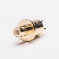 Smb Straight Connector Gold Plated Female Connector For PCB Mount