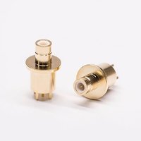 Smb Straight Connector Gold Plated Female Connector For PCB Mount