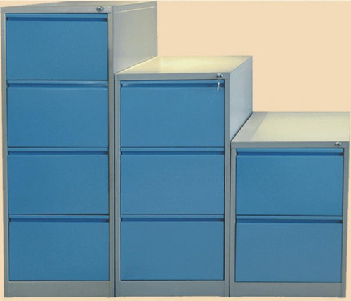 Filing Cabinet - Iron, 1350mm x 450mm x 600mm, Modern Design - Durable, Moisture Proof, Easy to Clean, 4 Drawers