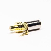 SMB Male Straight Crimp Type For Coaxial Cable
