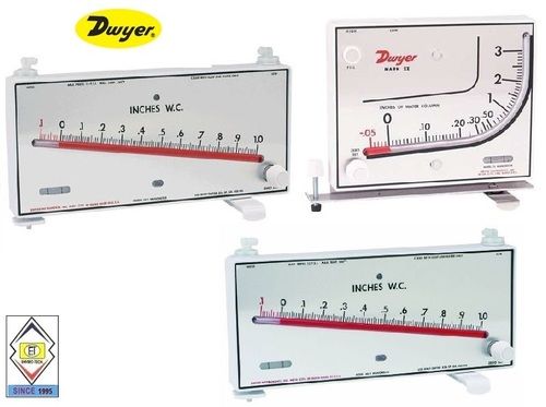 Mark II Model 41-600PA Dwyer Manometer 20-0-600 Pa