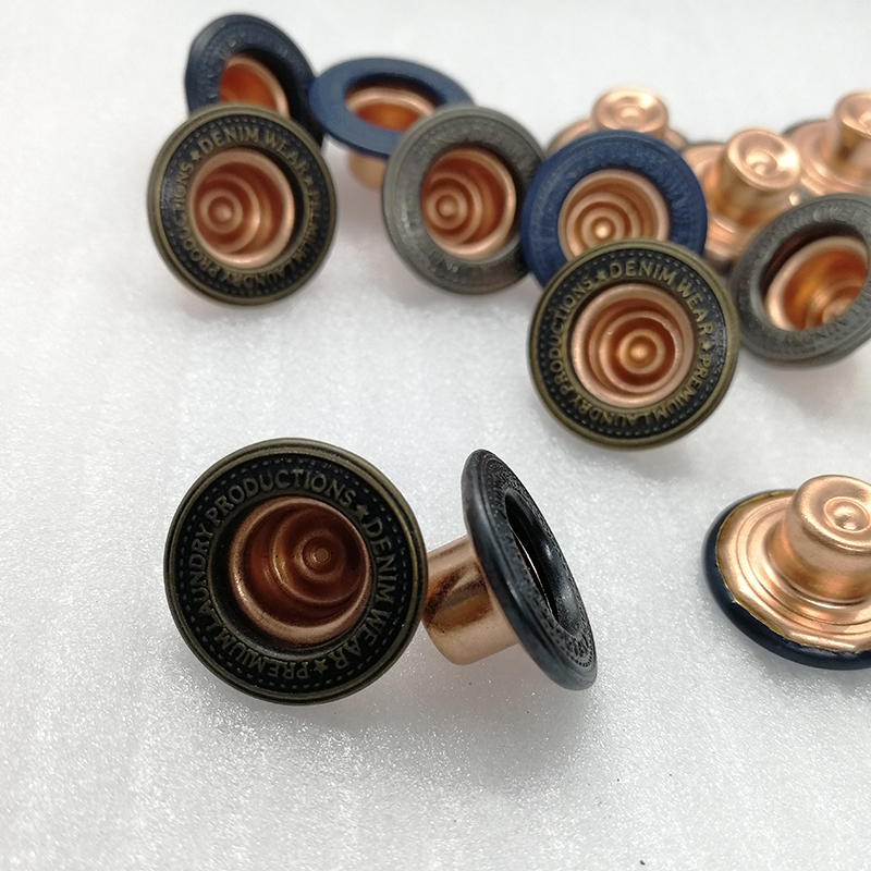 Alloy Buttons for Jean, Jackets and Trousers