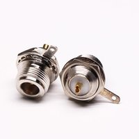 UHF Female Connector Front Bulkhead For Panel Mount