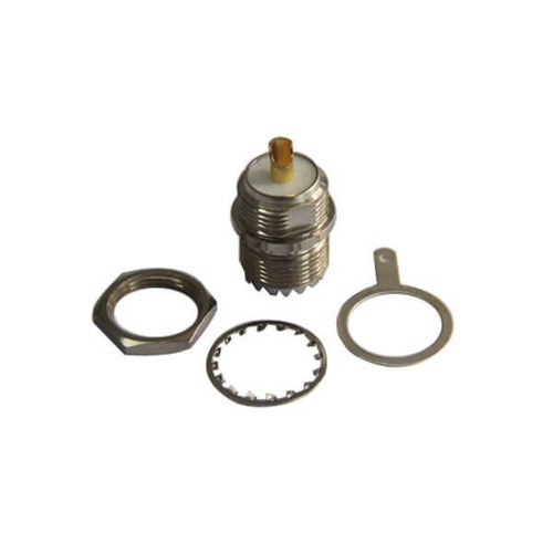 3AN-009-0001 UHF Female Connector Straight Bulkhead For Panel Mount
