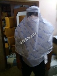 Hood Cover - Laminated Medical Grade Sms, Free Size | Waterproof, Breathable, Multipurpose Protection, Available In White, Blue, Green