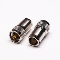 UHF Male Connector For Cable Coaxial With Clamp Type
