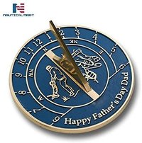 NAUTICALMART Sundial Gift Heavy Duty Cast Brass Sundial Gift Handmade (Father's Day)