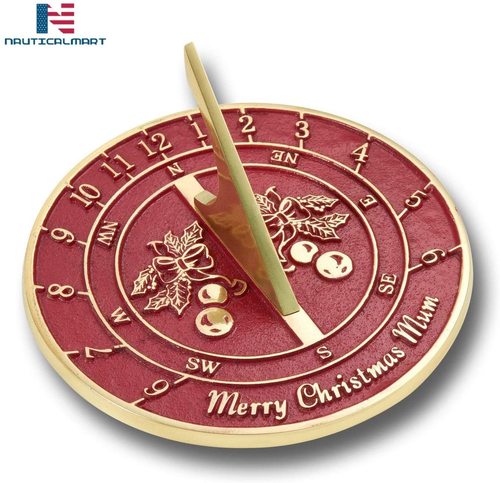 Nautical Nauticalmart Christmas Sundial Gift For Mum Brass Sundial Gift Handmade