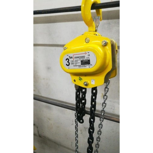 Ferreterro Silver Chain Pulley Block - Color: Yellow