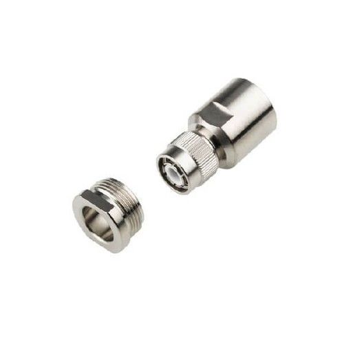 TNC Connector Clamp Straight Male Standard 50 Cable Mount Termination