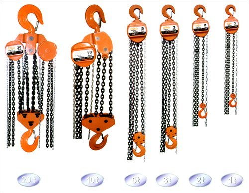 Triple Spur Gear Chain Pulley Block