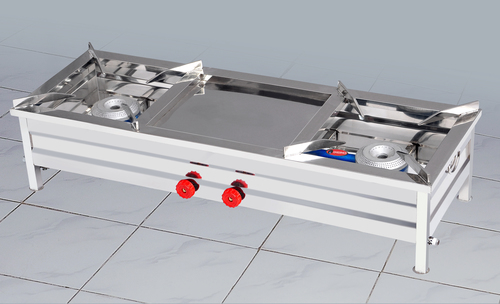 Stainless Steel 2 Burner Gas Stove