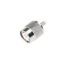 TNC Plug Male Straight 50 Cable Mount TNC Plug Crimp Termination For RG174