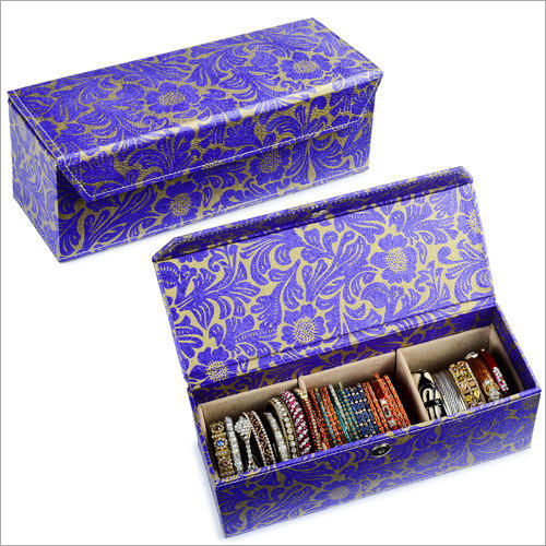Glossy 3 Partition Bangle Box