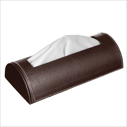 Dome Shape Tissue Dispenser Box - Leatherette Material, Diverse Sizes Available, 40 Color Shades , Easy Top Filling Design for Office & Home Use