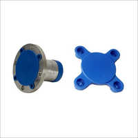 Flange End Cover - Pvc Material, Standard Size, Blue Color | Rigid Build, Designed For Secure Flange Sealing Against Contaminants