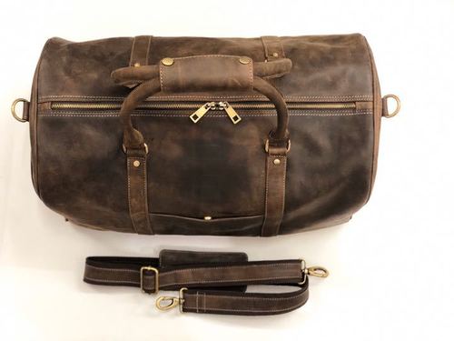 Leather travel bag By NOOR LEATHERS