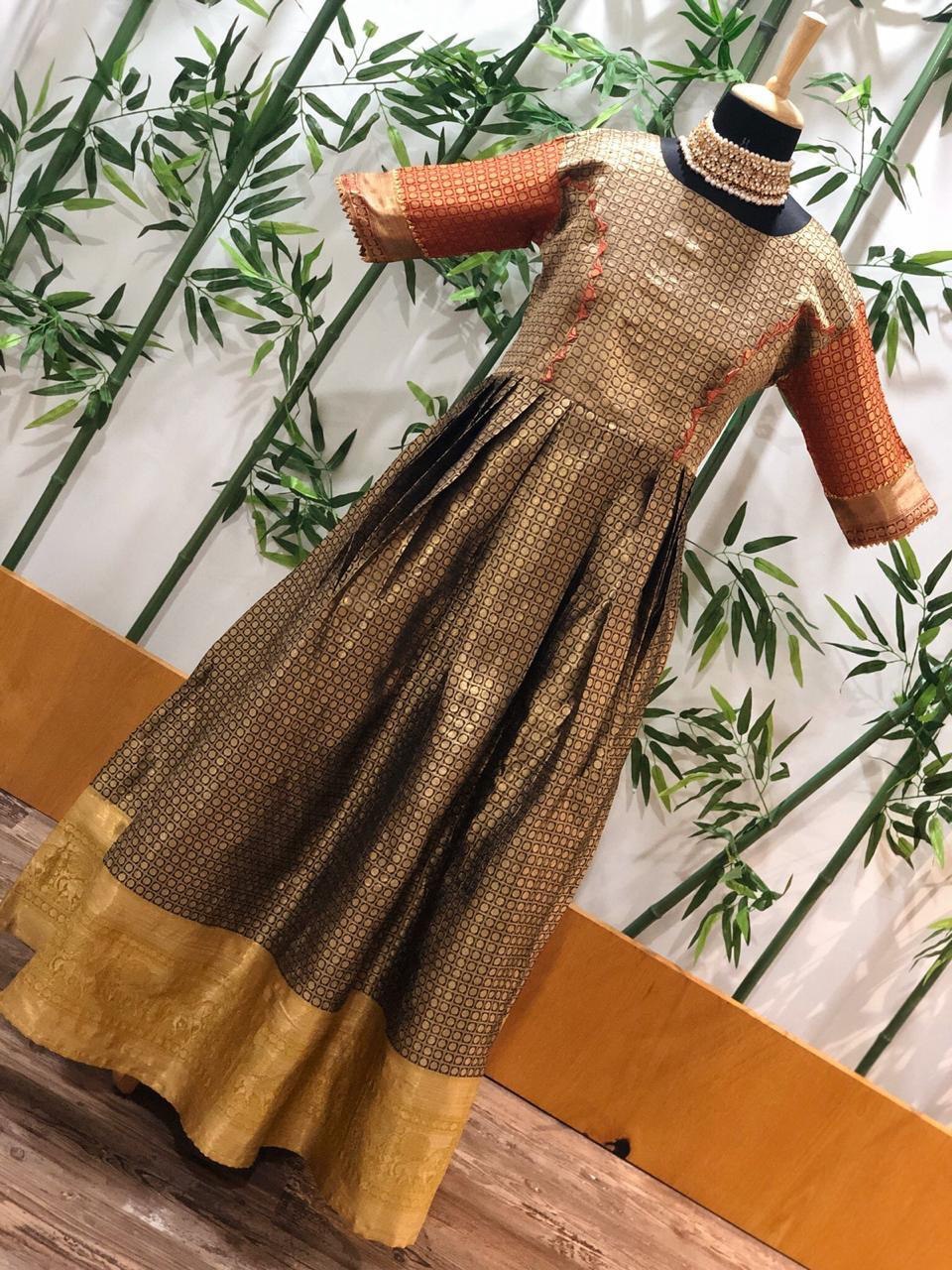 Fancy Silk Long Kurti