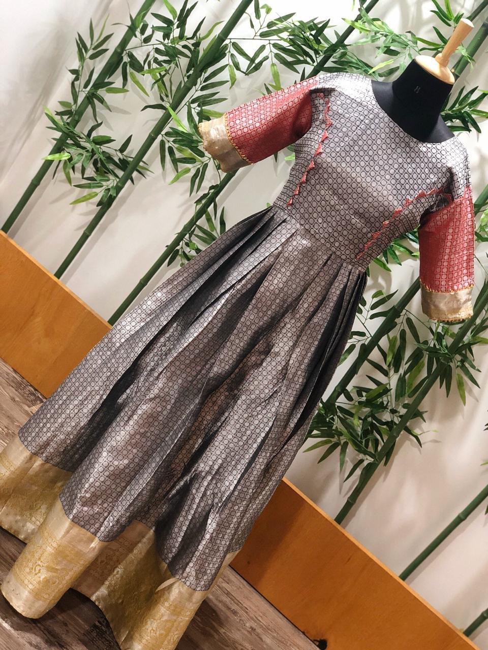 Fancy Silk Long Kurti