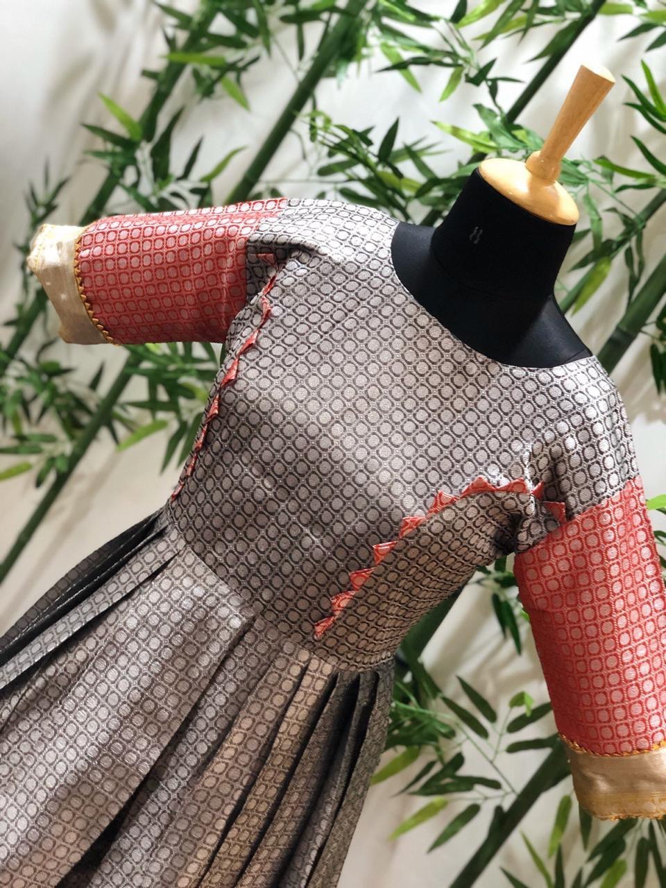 Fancy Silk Long Kurti