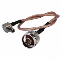 Coaxial Cable With N Connector Male To TS9 Plug Right Angle